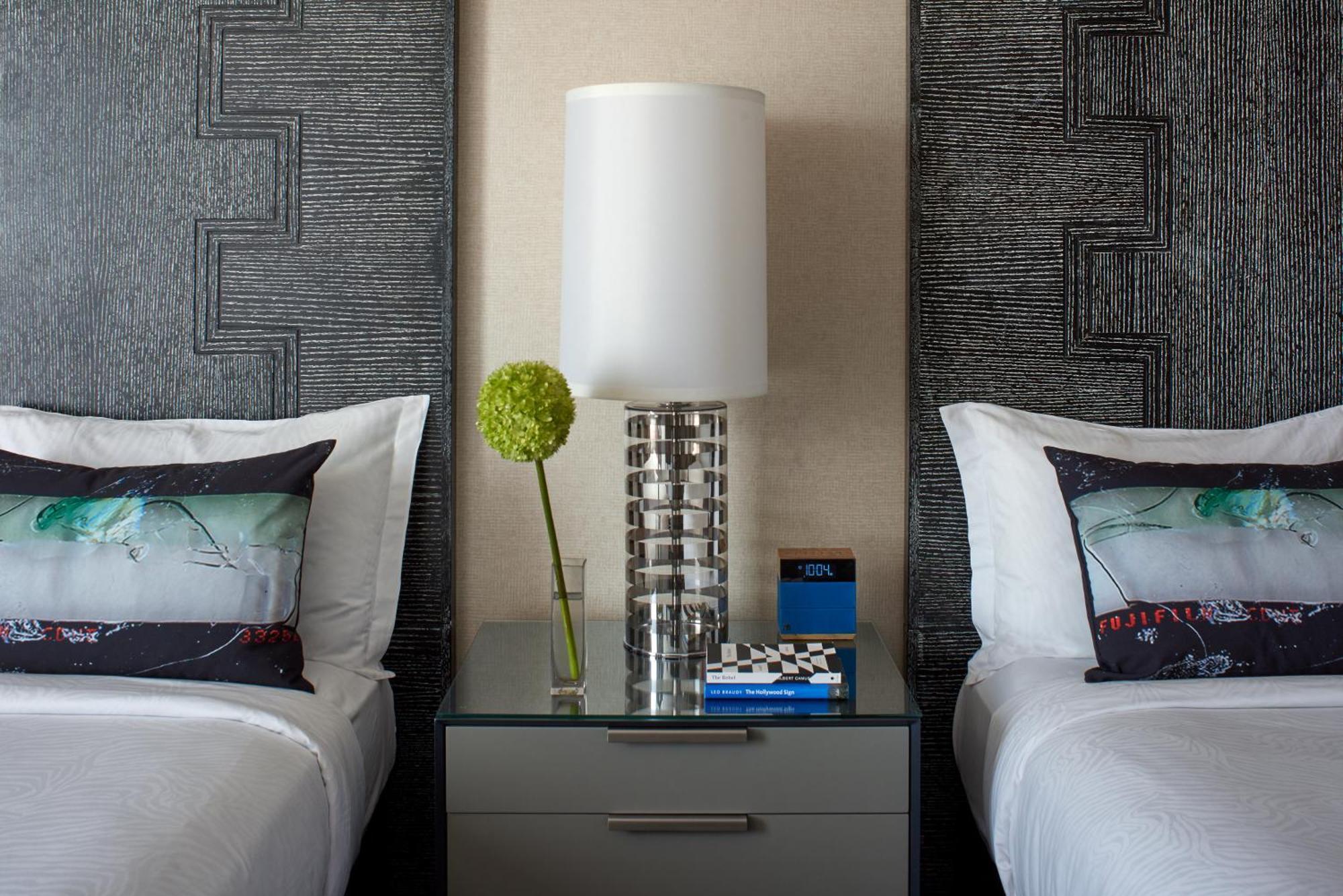 Essential Double Room Two Double Beds Beverly Hills View