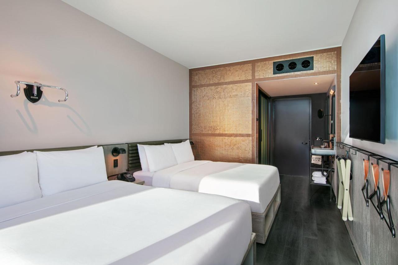 Chambre 2 Lits Queen-Size Standard avec Baignoire Adaptée - Accessible aux Personnes à Mobilité Réduite